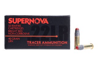 Piney Mountain Ammunition Red Tracer 22LR 40gr Lead Round Nose - Box of 50